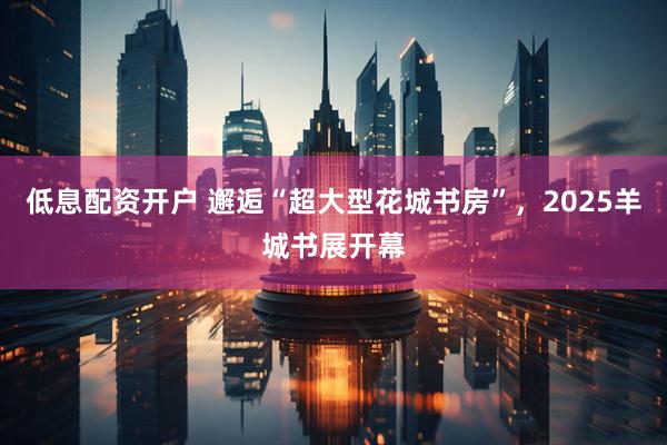 低息配资开户 邂逅“超大型花城书房”，2025羊城书展开幕